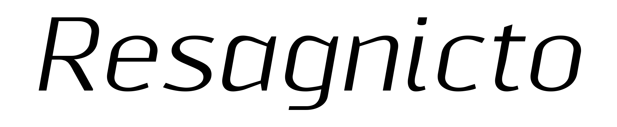 Resagnicto